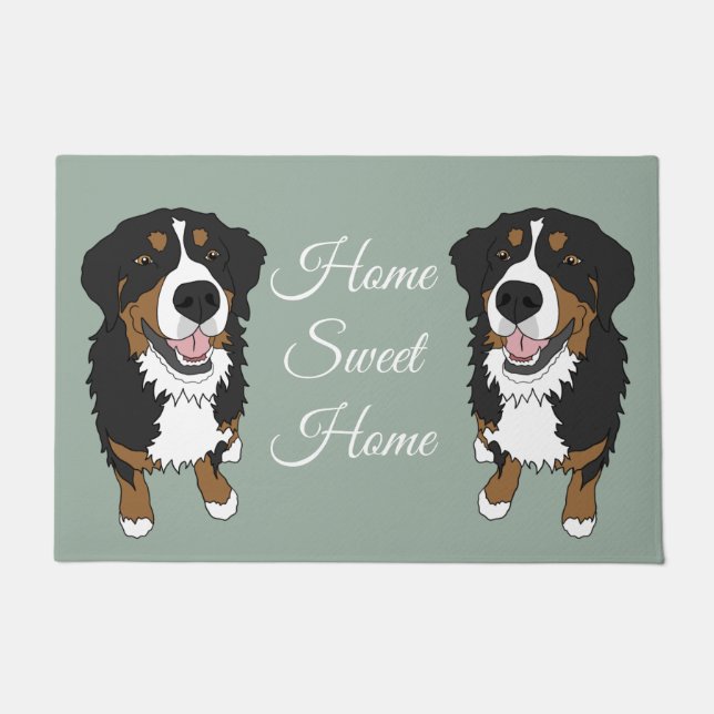Bernese Mountain Dog Doormat (Front)