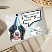 Bernese Mountain Dog Father's Day Dog Dad