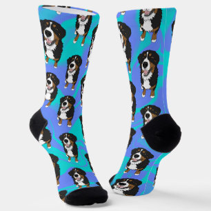 Bernese Mountain Dog Galaxy Socks