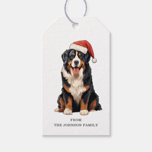 Bernese Mountain Dog Gift Tags (Front)