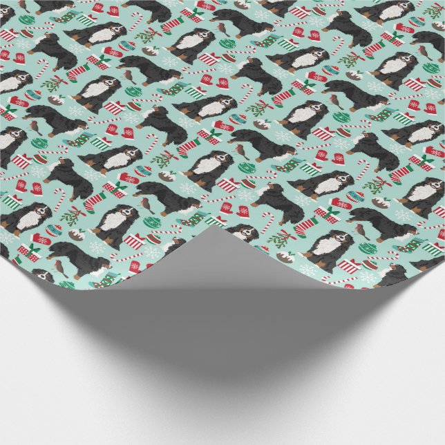 Bernese Mountain Dog Gift wrap (Corner)