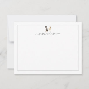 Bernese Mountain Dog Golden Doodle Border Card