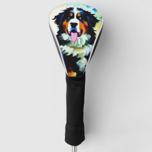 Bernese Mountain Dog Golf Head Cover