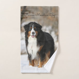 Bernese Mountain Dog Hand Towel