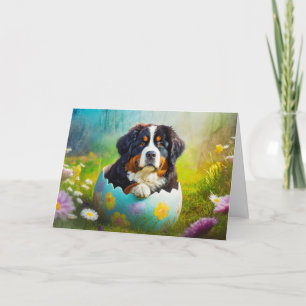 Bernese Mountain Dog Holiday Card