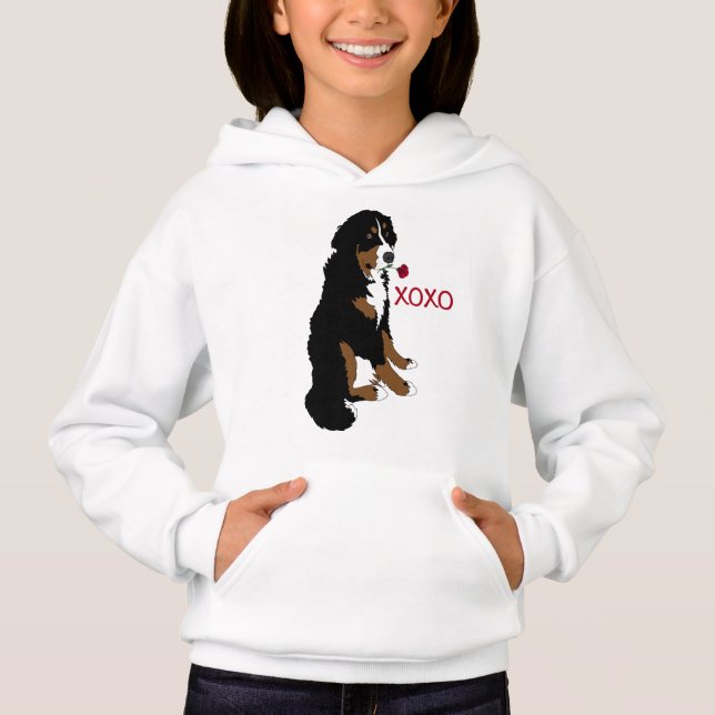 Bernese Mountain Dog Hoodie (Front)
