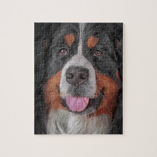 Bernese Mountain Dog Jigsaw Puzzle (Vertical)