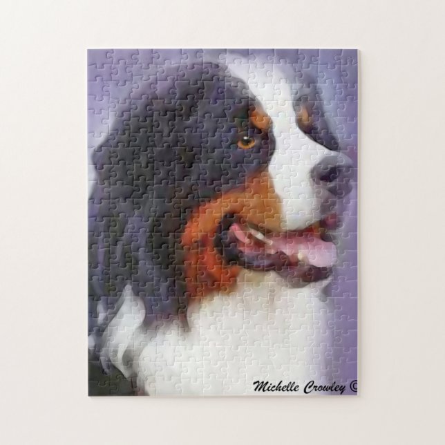 bernese mountain dog jigsaw puzzle (Vertical)