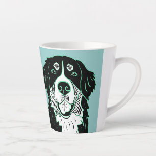 Bernese Mountain Dog Latte Mug