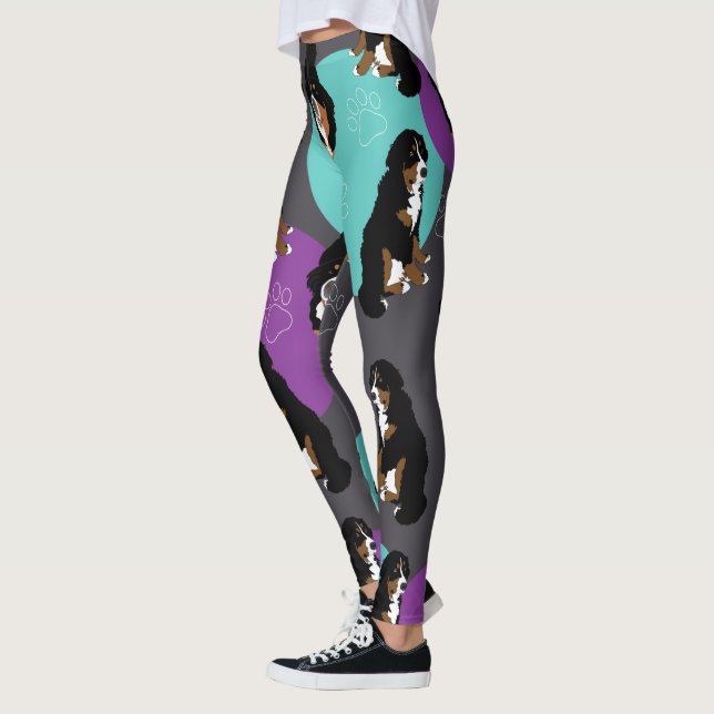 Bernese Mountain Dog Leggings (Left)