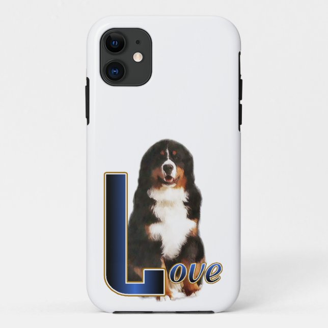 Bernese Mountain Dog Love Case-Mate iPhone Case (Back)