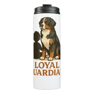 Bernese Mountain Dog Loyal Family Guardian Thermal Tumbler