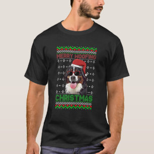 Bernese Mountain Dog Merry Woofing Christmas T-Shirt