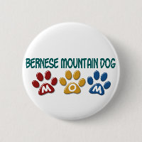 BERNESE MOUNTAIN DOG MOM Paw Print