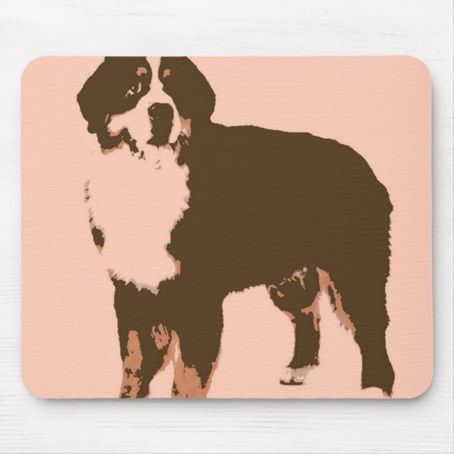 Bernese Mountain dog Mouse Pad (Front)