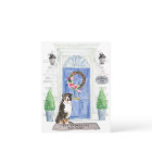 Bernese Mountain Dog Moving Announcement Postcard