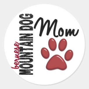 Bernese Mountain Dog Mum 2 Classic Round Sticker