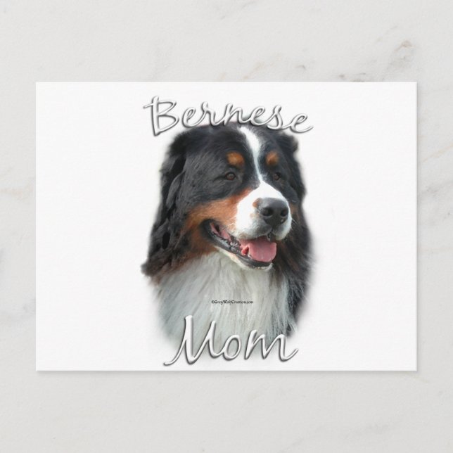 Bernese Mountain Dog Mum 2 Postcard (Front)