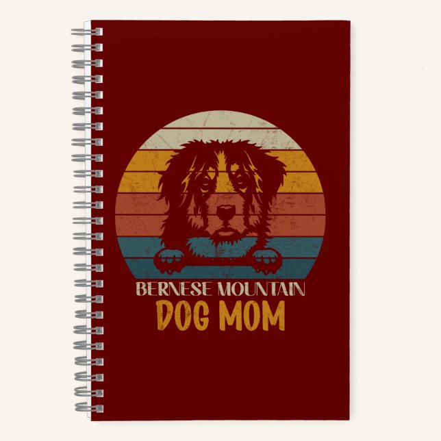 Bernese Mountain Dog Mum, Bernese dog mum Notebook (Front)