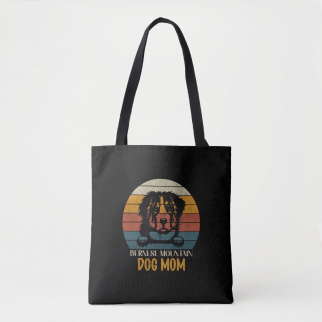 Bernese Mountain Dog Mum, Bernese dog mum Tote Bag (Front)
