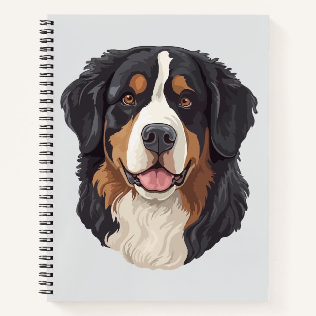 Bernese Mountain Dog Notebook (Front)