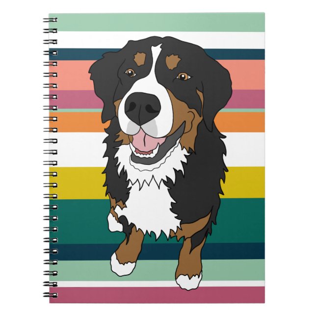 Bernese Mountain Dog  Notebook (Front)