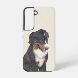 Bernese Mountain Dog Painting - Original Dog Art Samsung Galaxy Case