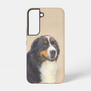 Bernese Mountain Dog Painting - Original Dog Art Samsung Galaxy Case