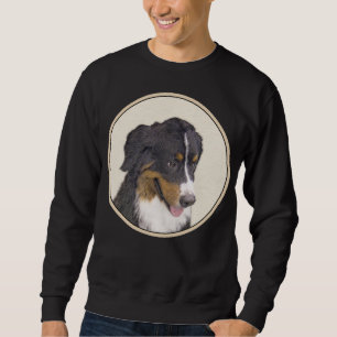 Bernese Mountain Dog Painting - Original Dog Art Sweatshirt