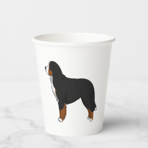 Bernese Mountain Dog  Paper Cups