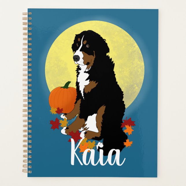 Bernese Mountain Dog  Planner (Front)