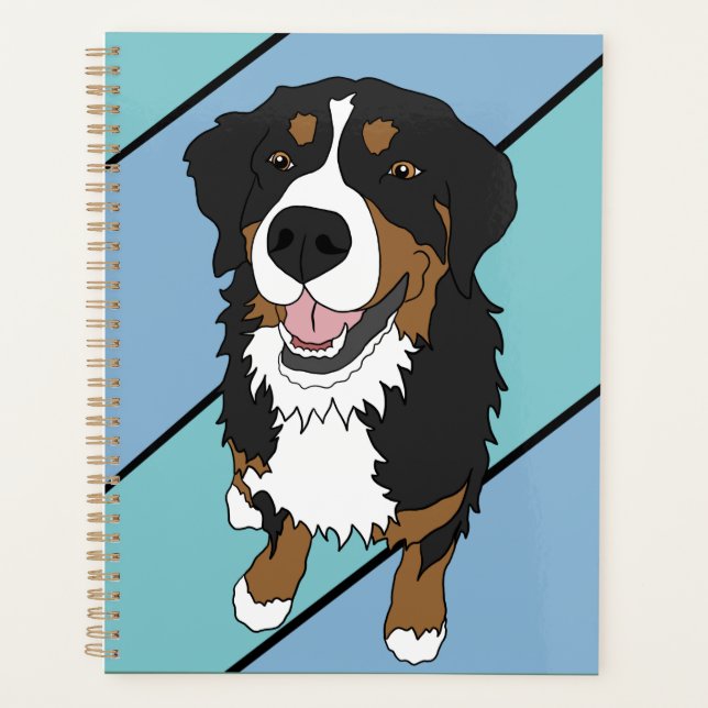 Bernese Mountain Dog  Planner (Front)