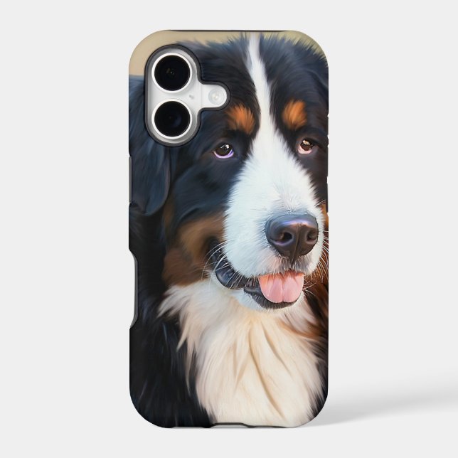 Bernese Mountain Dog Portrait (Back)