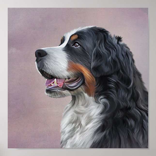 Bernese Mountain Dog Poster (Front)