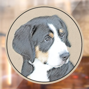 Bernese Mountain Dog Puppy Painting - Original Art