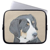 Bernese Mountain Dog Puppy Painting - Original Art