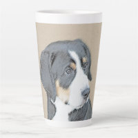 Bernese Mountain Dog Puppy Painting - Original Art