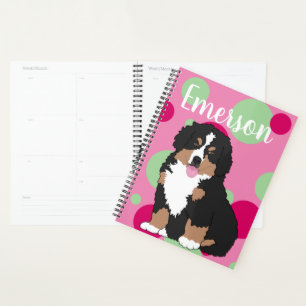Bernese Mountain Dog Puppy  Planner