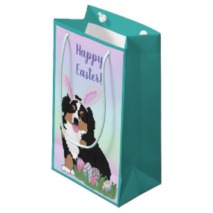 Bernese Mountain Dog Puppy Small Gift Bag