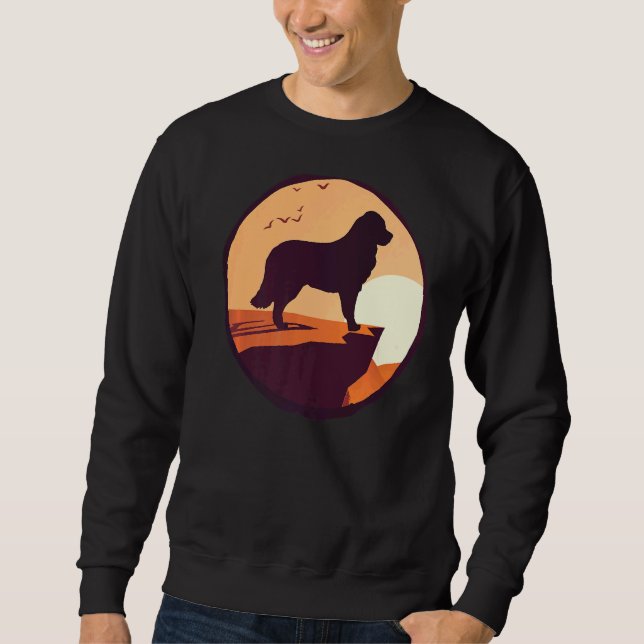 Bernese Mountain Dog Retro  3 Sweatshirt (Front)
