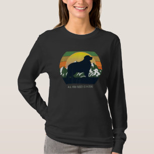Bernese Mountain Dog Retro 9 T-Shirt