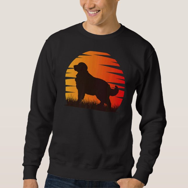 Bernese Mountain Dog Retro Sweatshirt (Front)
