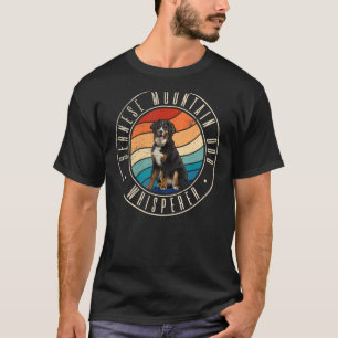 Bernese Mountain Dog Retro Whisperer T-Shirt