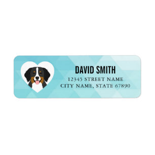 Bernese Mountain Dog Return Address Labels
