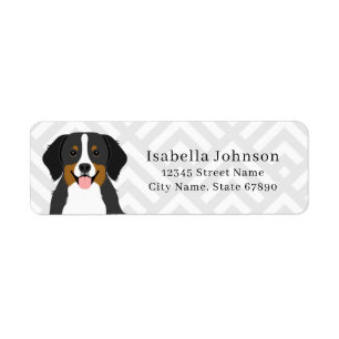 Bernese Mountain Dog Return Address Labels