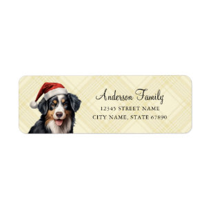 Bernese Mountain Dog Return Address Labels