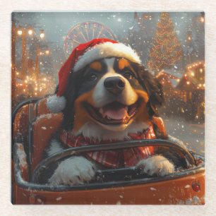 Bernese Mountain Dog Roller Coaster Christmas 