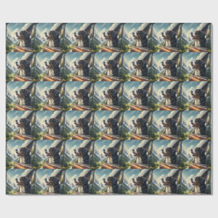 Bernese Mountain Dog Scenic Gift Wrap
