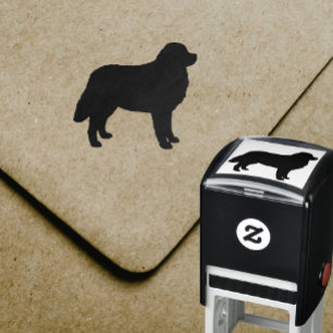Bernese Mountain Dog Silhouette Self-Inking Stamp