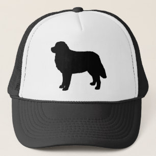 Bernese Mountain Dog Silhouette Trucker Hat